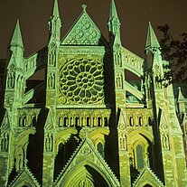 Westminster Abbey bei Nacht