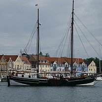 Segler im Hafen von Sonderborg