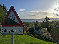 Fahrt übers Bergli nach Rorschach