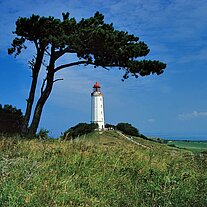 Leuchtturm von Hiddensee Postkartenmotiv
