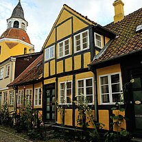 FAborgs Gassen und die Kirche