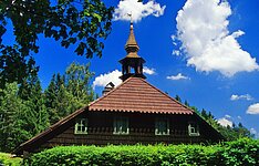 Giebel eines Böhmerwaldhauses