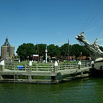 Einfahrt in den Hafen von Enkhuizen
