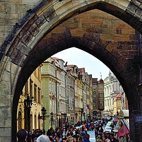 Tor zur Karlsbrücke Kleinseiter Brückenturm