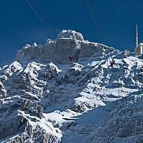 Der Säntis mit Mond