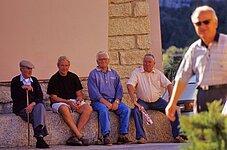 Männerplausch am Morgen