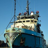 der Retriever, ein Bergungsschiff