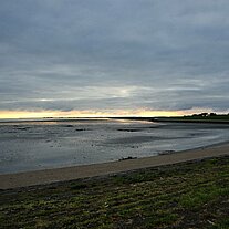 Abendstimmung am Deich