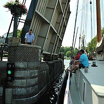 Durchfahrt an der Noorderbrug