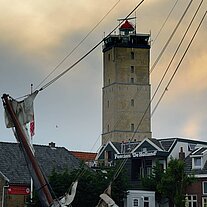 Der Leuchtturm Brandaris begrüßt uns