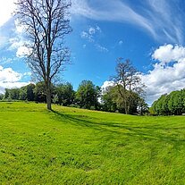 Panorame botanischer Garten