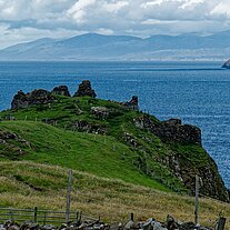 Duntulum Castle Eilean Glas Leuchtturm Harris