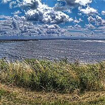 Landungssteg in Arnanger Havn