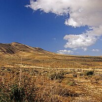 Sandberg am Weg nach Pajara