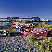 Fischer Boote in Galway