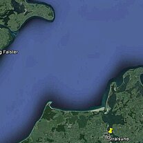 Karte Stralsund