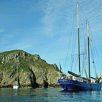 die Zephyr in der Dixcart Bay