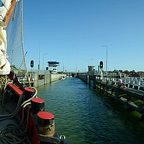 Ausfahrt ins Wattenmeer