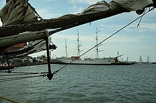 Zephyr Klüver Blick zur Gorch Fock