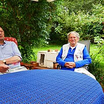 Gerd und unser Gastgeber