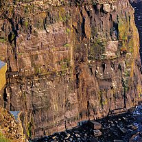 Leute am Felsvorsprung