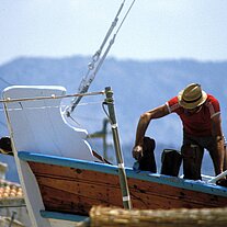 Schiff wird instand gesetzt